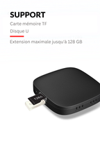 Carlinky Adaptateur Sans Fil 3-en-1 CarPlay & Android Auto