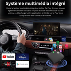 Carlinky Adaptateur Sans Fil 3-en-1 CarPlay & Android Auto