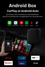 Carlinky Adaptateur Sans Fil 3-en-1 CarPlay & Android Auto